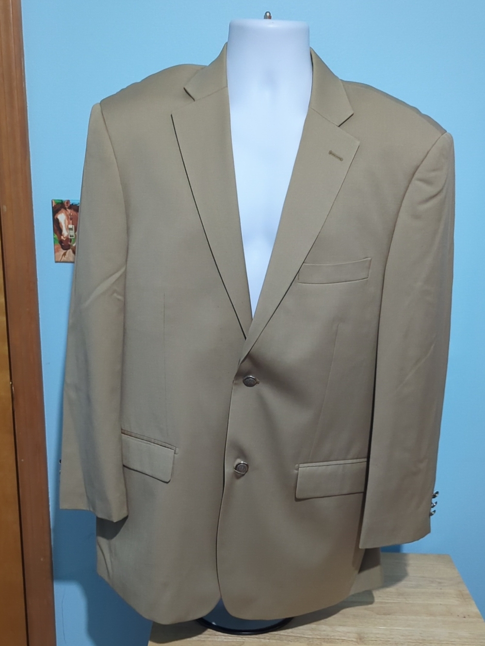Classic Men's Beige Blazer Paul Fredrick - Timeless Tailored Jacket